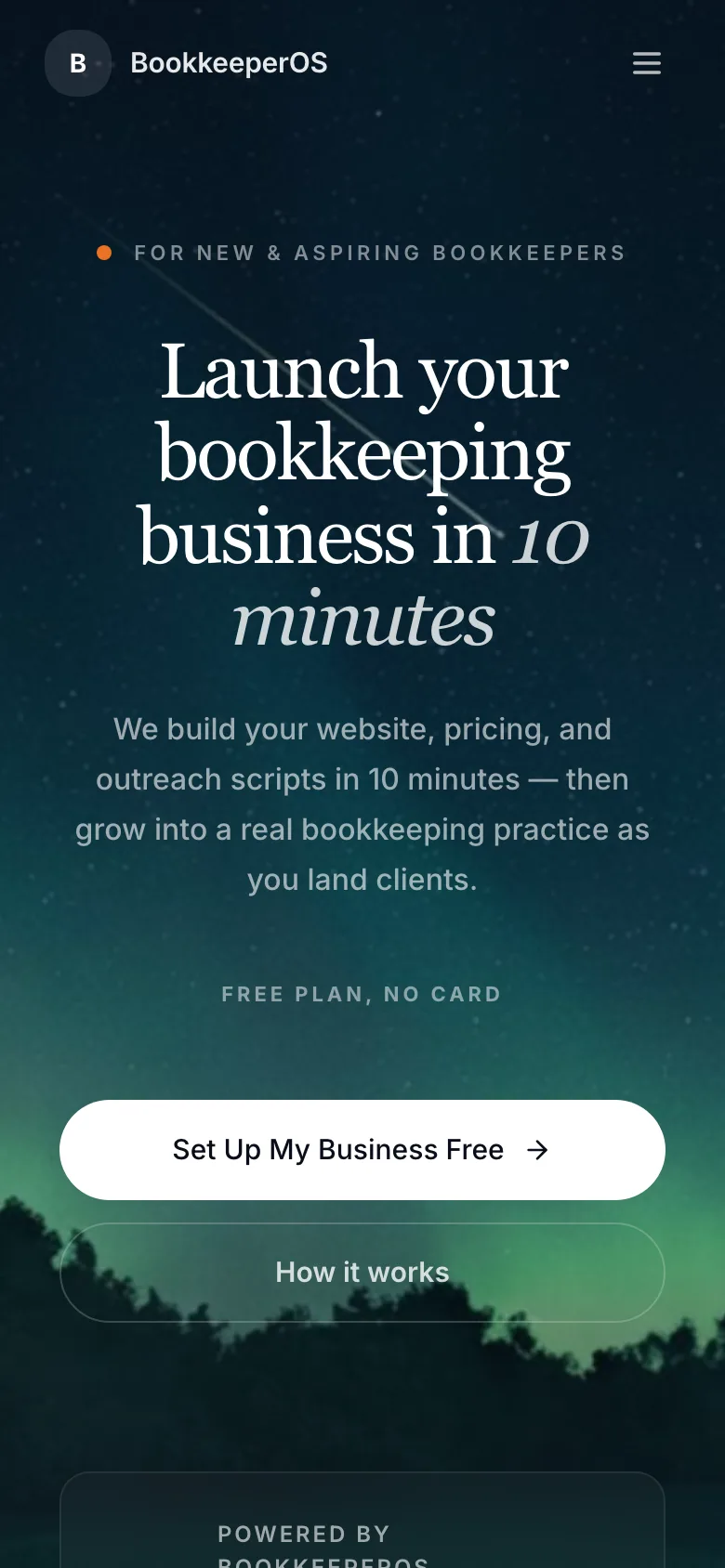 Built for people starting on their phone.